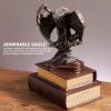 PenRux Bronze Retro Resin Eagle Statue, Patriotic Bald Eagle Figurine for Home Decor view 2