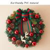 Christmas Wreath Green Vine, Scene Setting Door Hanging Ornaments Hanging Decorations, Festive Wall Front Door Hangings Hanging Decorations Pendants, Create Atmosphere Dress Up Supplies view 3