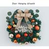 Christmas Wreath Green Vine, Scene Setting Door Hanging Ornaments Hanging Decorations, Festive Wall Front Door Hangings Hanging Decorations Pendants, Create Atmosphere Dress Up Supplies view 4