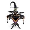 Creative Witch Display Stand Tray,Halloween Snack Cupcake Tabletop Server Decoration Resin Stroage Rack Halloween Decoration(Height 18cm/7.08inch) view 1