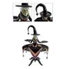 Creative Witch Display Stand Tray,Halloween Snack Cupcake Tabletop Server Decoration Resin Stroage Rack Halloween Decoration(Height 18cm/7.08inch) view 3
