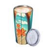 LZQPOEAS 20 oz Stainless Steel Tumbler with Straw and Lid Vacuum Tumbler cup Surfboard on Wooden Insulated Tumblers Double Wall Insulated Cup for Coffee Slim Travel Coffee Mug for Home Office view 4