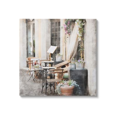 Stupell Industries Floral Patio View Canvas Wall Art by LSR Design Studio