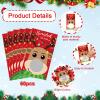 60 Pieces Christmas Scratch Off Cards Stickers Christmas Party Games Blank Gift Certificate for Festive Raffle Tickets 3.5 x 2.1 inch Deer Party Favors Games Supplies view 3