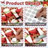 60 Pieces Christmas Scratch Off Cards Stickers Christmas Party Games Blank Gift Certificate for Festive Raffle Tickets 3.5 x 2.1 inch Deer Party Favors Games Supplies view 4