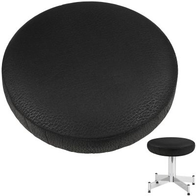 STOBAZA Elegant Round Stool Cover in Material Stretchy Comfortable 35cm Bar Stool Seat Cover