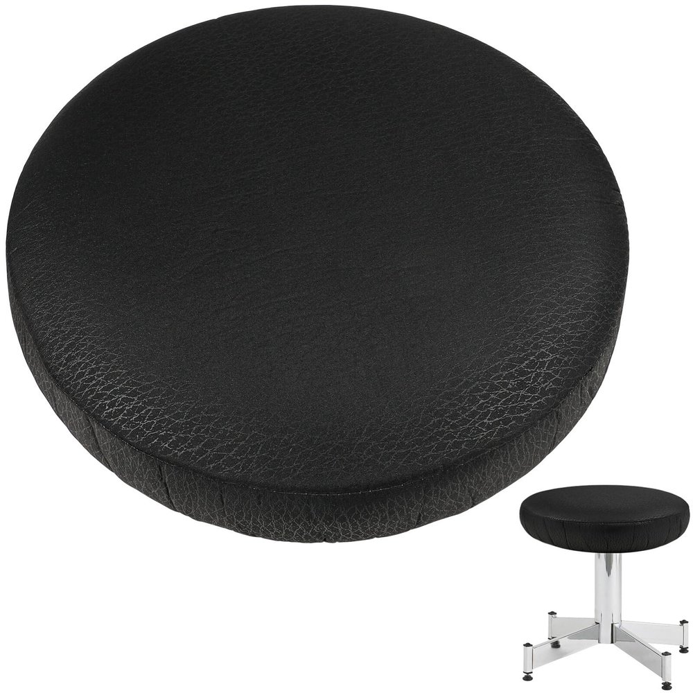 STOBAZA Elegant Round Stool Cover in Material Stretchy Comfortable 35cm Bar Stool Seat Cover