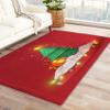 Christmas Tree Rug 2x3 ft, Xmas Area Rug, Red Rugs for Entryway Living Room Bedroom, Holiday Carpet, Kids Room Decor for Boys Girls, Washable Non Slip Soft Low Pile Indoor Door Mat view 1