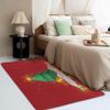 Christmas Tree Rug 2x3 ft, Xmas Area Rug, Red Rugs for Entryway Living Room Bedroom, Holiday Carpet, Kids Room Decor for Boys Girls, Washable Non Slip Soft Low Pile Indoor Door Mat view 3