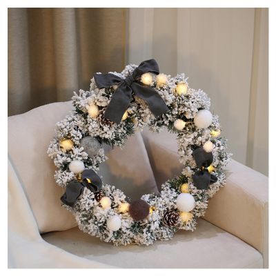 Christmas Wreath, Korean Mini Christmas Tree, Desktop Small Home Ins Decoration Wreath, Holiday Gas Crazy Create Dress Up Things