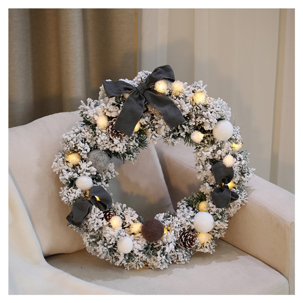Christmas Wreath, Korean Mini Christmas Tree, Desktop Small Home Ins Decoration Wreath, Holiday Gas Crazy Create Dress Up Things