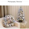 Christmas Wreath, Korean Mini Christmas Tree, Desktop Small Home Ins Decoration Wreath, Holiday Gas Crazy Create Dress Up Things view 3