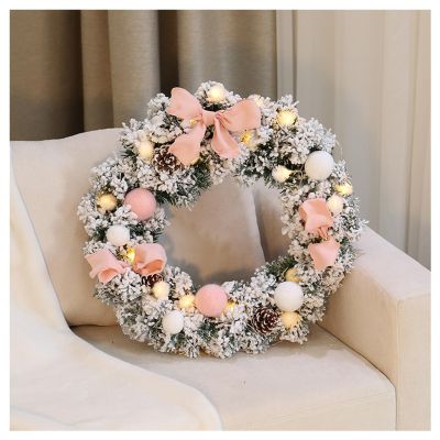 Christmas Wreath, Korean Mini Christmas Tree, Desktop Small Home Ins Decoration Wreath, Holiday Gas Crazy Create Dress Up Things