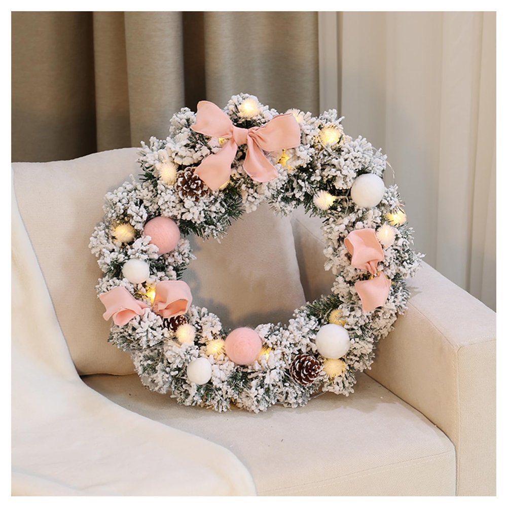 Christmas Wreath, Korean Mini Christmas Tree, Desktop Small Home Ins Decoration Wreath, Holiday Gas Crazy Create Dress Up Things