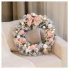 Christmas Wreath, Korean Mini Christmas Tree, Desktop Small Home Ins Decoration Wreath, Holiday Gas Crazy Create Dress Up Things view 1