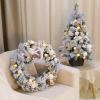 Christmas Wreath, Korean Mini Christmas Tree, Desktop Small Home Ins Decoration Wreath, Holiday Gas Crazy Create Dress Up Things view 4