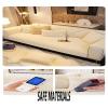 Funny Fuzzy Sofa Covers,Universal Sofa Cover Seat Cushion,Cosy Plush Solid Colour Non-Slip Couch Cover-Fuzzy Furry Dog Bed Cover Pet Blanket Sofa Couch Furniture Protector view 4
