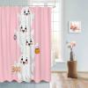 Anzona Pink Halloween Ghosts Shower Curtains Set - Long 72 x 84 Inch, Cute Ghost Shower Curtain Waterproof, Halloween Polyester Fabric Bathroom Curtain with 12 Hooks, Bathroom Accessories, 1 Panel view 4