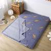 DAZULI 100% Cotton Futon Slipcover Dustproof Cover Traditional Japanese Mattress Cover Sleeping Mat Protector with Zipper Washable(Size:90x200 cm/35x79in,Color:A) view 1