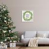 'Noel Seasonal Wreath'| Framed Giclee Art view 2