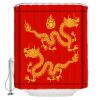 Chinese Shower Curtain, Original Traditional Oriental Dragon New Year Waterproof Washable Boho Funny Cute Shower Curtains Set for Bathroom Farmhouse Bathtubs Curtains Decor Set 72"Wx84"L with Hooks view 1