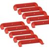 Collectible Car Display Wall Mount Compatible with Lego Speed Champions | Wall Display Mounts Compatible with Lego Racecar Models | Made in USA (Red, 10 Pack) view 1