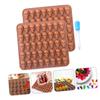 ABOOFAN 2sets Halloween Skull Cookie Silicone Baking with Dropper Flexible and for Easy Demoulding High Temperature for Cookies and Cake Decorations view 2