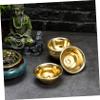 14 Pcs Buddhist Drinking Cup Holy Water Cup Decor Supplies Temple Water Holder Water Bowls Tealight Candle Holder Brass Tea Light Copper Stainless Steel view 4