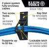 Klein Tools 450-510 2-Inch J-Hooks, Cable Management System with Lockable Latch for Extension Cords, Conduit, Fiber, Ethernet Cables, 6-Piece view 2