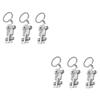 VICASKY 6pcs Chic Racing Car Shape Keychain Unique Key Holder Decoration for Men and Women Durable Silver Key Ring for Bags Backpacks and view 1