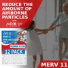 14x18x1 Air Filter MERV 11 Rating, 12 Pack of Furnace Filters Comparable to MPR 1000, MPR 1200 & FPR 7 - Made in USA by AIRX FILTERS WICKED CLEAN AIR. view 4