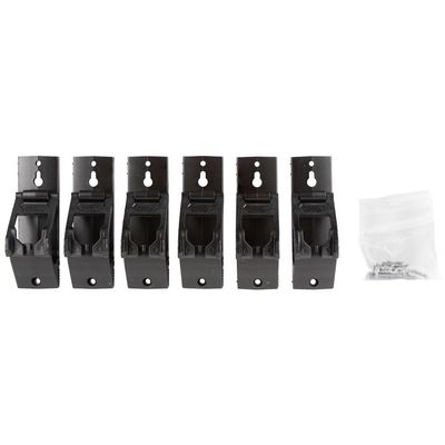 Klein Tools 450-500 1-Inch J-Hooks, Cable Management System with Lockable Latch for Extension Cords, Conduit, Fiber, Ethernet Cables, 6-Piece