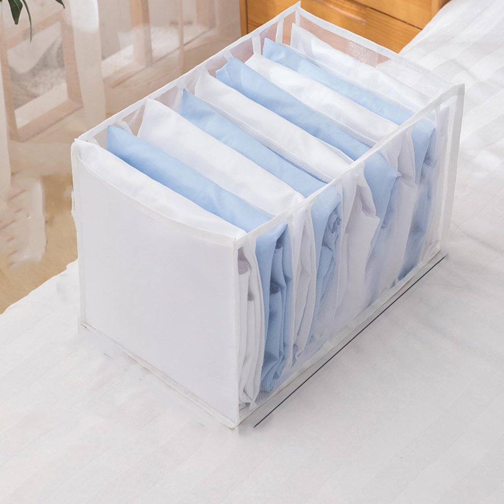 exnox Underwear Storage Box, Socks, Panties 3-in-1 with Drawer Storage, Compartment, Compartment, Wardrobe, Clothes and Pants
