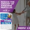20x20x2 Air Filter MERV 13 Rating, 12 Pack of Furnace Filters Comparable to MPR 1500-2200 & FPR 9 - Made in USA by AIRX FILTERS WICKED CLEAN AIR. view 4