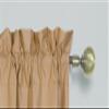 1 Set Window Curtain Smooth Microfiber Texture Solid Lined Rod Pocket Blackout 63" R64 (Gold Honey) view 3