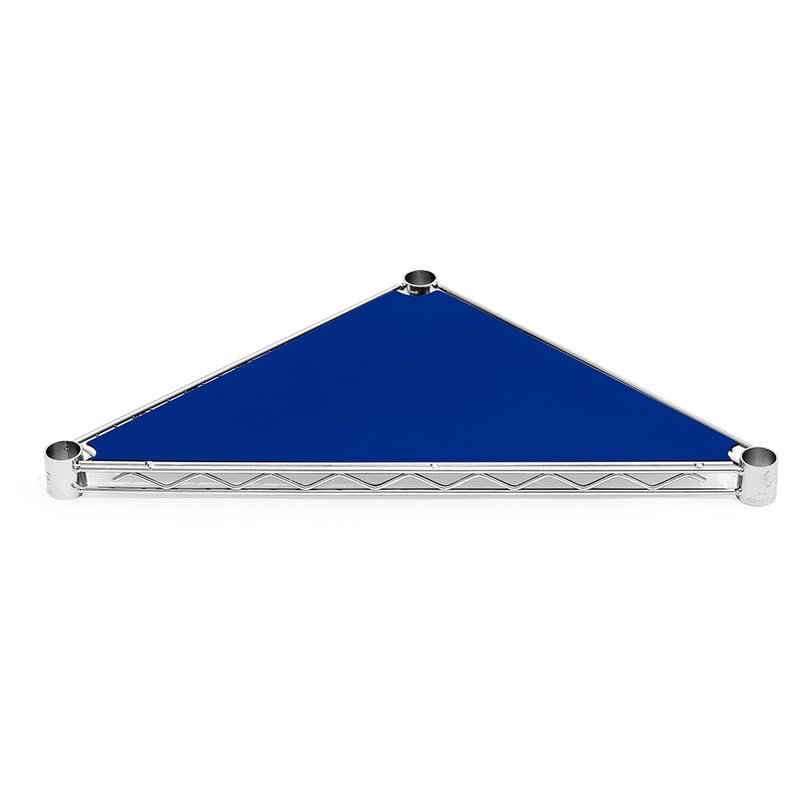 Shelving Inc. 18" x 18" Triangle Wire Shelf Liners, Blue, 4 Count