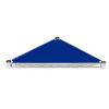 Shelving Inc. 18" x 18" Triangle Wire Shelf Liners, Blue, 4 Count view 1