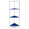 Shelving Inc. 18" x 18" Triangle Wire Shelf Liners, Blue, 4 Count view 2