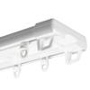 YJLTKL Heavy Duty Ceiling Curtain Track, Room Divider, Conjoined Double Track with Track Curtain System Bed Curtains, Shower Room Divider, Bay Windows, RV (Color : White, Size : 6m(19.7FT)) view 1