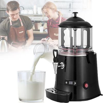 JINGEDD Chocolate Melter Machine,5l 10l Commercial Hot Chocolate Dispenser Machine for Heating Chocolate Coffee Milktea, 30C-90C Temperature Control Range,Restaurants,Hotels,Coffee Shops,110V-5L