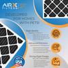 24x24x1 Air Filter MERV 7 Rating, 12 Pack of Furnace Filters Comparable to MPR 700, FPR 5, Pet Odor Retention Filters - Made in USA by AIRX FILTERS WICKED CLEAN AIR. view 3
