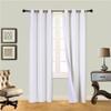 1 Piece Window Curtain K86 Heavy Thick Thermal Bronze Top Grommet 100% Room Darkening 84" Long (Ivory) view 2