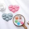 6 Valentine's Day themed love bear silicone mold drip baking tool chocolate cake mold view 2