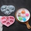 6 Valentine's Day themed love bear silicone mold drip baking tool chocolate cake mold view 4