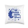 AMAZIGREEK Zeta Phi Beta Sorority Sisterhood Out Here Being Finer Throw Pillow, 16x16, Multicolor view 1