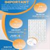 12x24x1 Air Filter MERV 8 Rating, 12 Pack of Furnace Filters Comparable to MPR 700 & FPR 5 - Made in USA by AIRX FILTERS WICKED CLEAN AIR. view 2