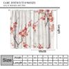 ZhiRain Cherry Blossom Curtains Flower Floral Curtains Japanese Asian Curtain with Rod Pocket for Bedroom Living Room Decor Drapes Thermal Insulated Window Treatments 2 Panels Set 84x84in view 3