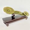 NATURAL MARBLE SHOP Feng Shui Green Jade Ruyi Statue, Chinese Charm of Prosperity Home Decoration, Feng Shui Dcor view 4