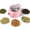 Auxmeware - Small Ceramic Teapot With Stainless Steel Infuser, Heat Resistant, Perfect Tea Maker, Pink Teapot 350ml/12.0oz view 4