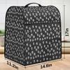 Black White Paw Kitchen Aid Mixer Covers for Stand Mixer Paw Kitchen Mixer Cover Compatible with 6-8 Quarts Mixer Dust-proof Stand Mixer Cover with Accessory Pockets view 3
